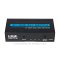 Hochwertiger Metal Shell HDMI Schalter 3x1 Switcher Konverter Adapter Unterstützung Audio HDMI 1.3 3D Video 720p 1080i 1080p